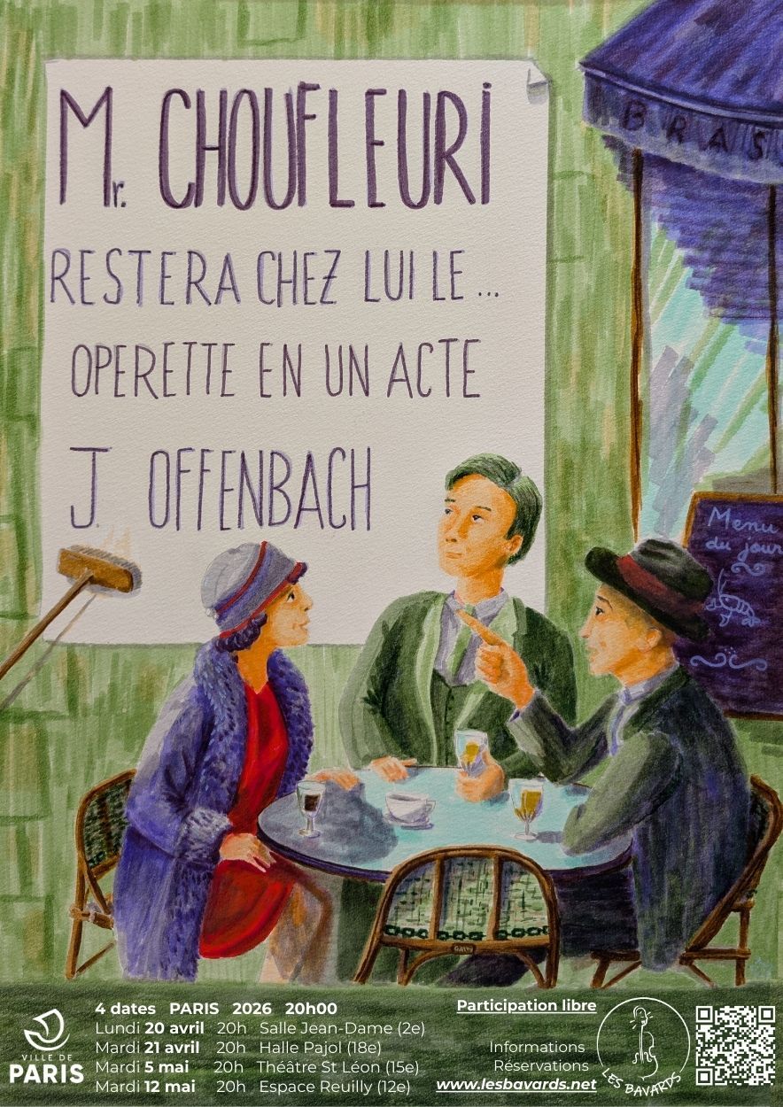 Affiche de Monsieur Choufleuri par Les Bavards