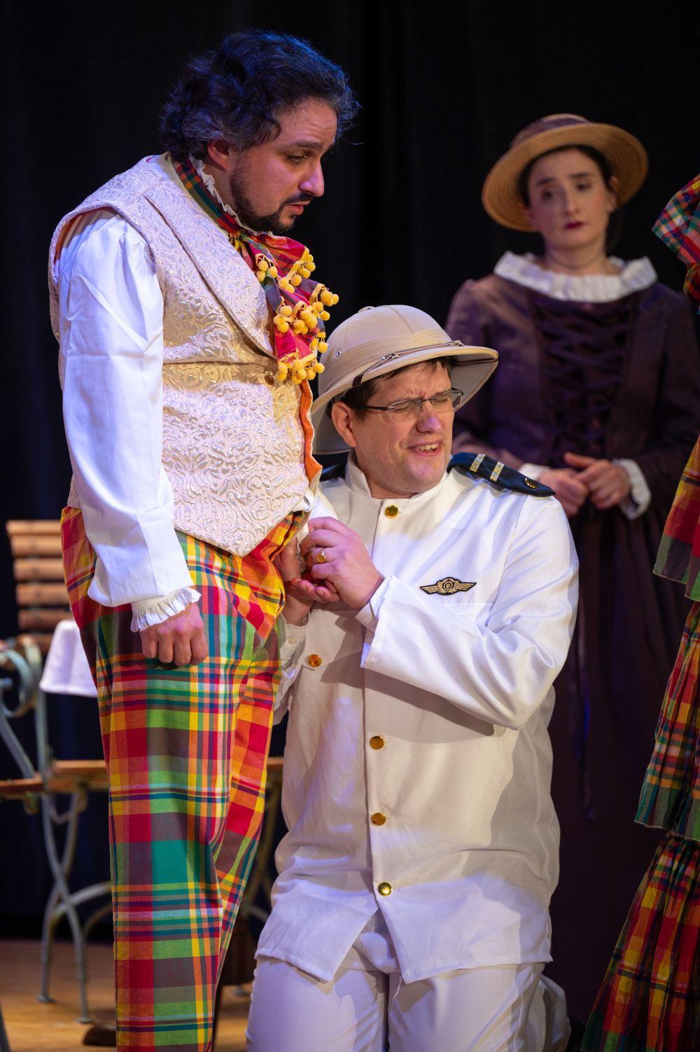Paul Le Calvé jouait mon seigneur duc Cacatois XXII - credits photos Antoine Montulé